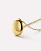 Gold Pendant Necklace - Pebble Mini