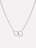 Ana Luisa Jewelry Necklaces Pendants Interlocking Circles Necklace Sam Silver Silver