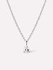 Ana Luisa Jewelry Necklaces Pendants Silver Delicate Solitaire Pendant Elise Pendant Rhodium