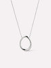 Ana Luisa Jewelry Necklaces Pendants Silver Pendant Necklace Leni Silver Rhodium