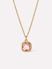 Ana Luisa Jewelry Necklaces Pendants Stone Necklace Mae Necklace Pink Gold