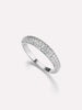 Ana Luisa Jewelry Rings Band Rings Dome Ring Skye Silver Rhodium