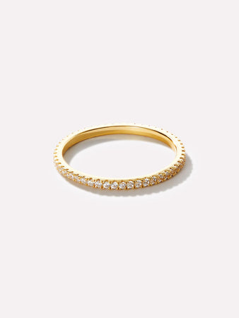 Ana Luisa Jewelry Rings Medium Bands Eternity Ring Celine Silver