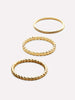 Ana Luisa Jewelry Rings Set Gold Ring Set Adrianna Set Gold