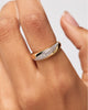 Gold Band Ring for Woman Ana Luisa Kira Dome Ring