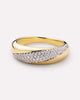Gold Band Ring for Woman Ana Luisa Kira Dome Ring