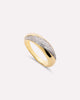 Gold Band Ring for Woman Ana Luisa Kira Dome Ring