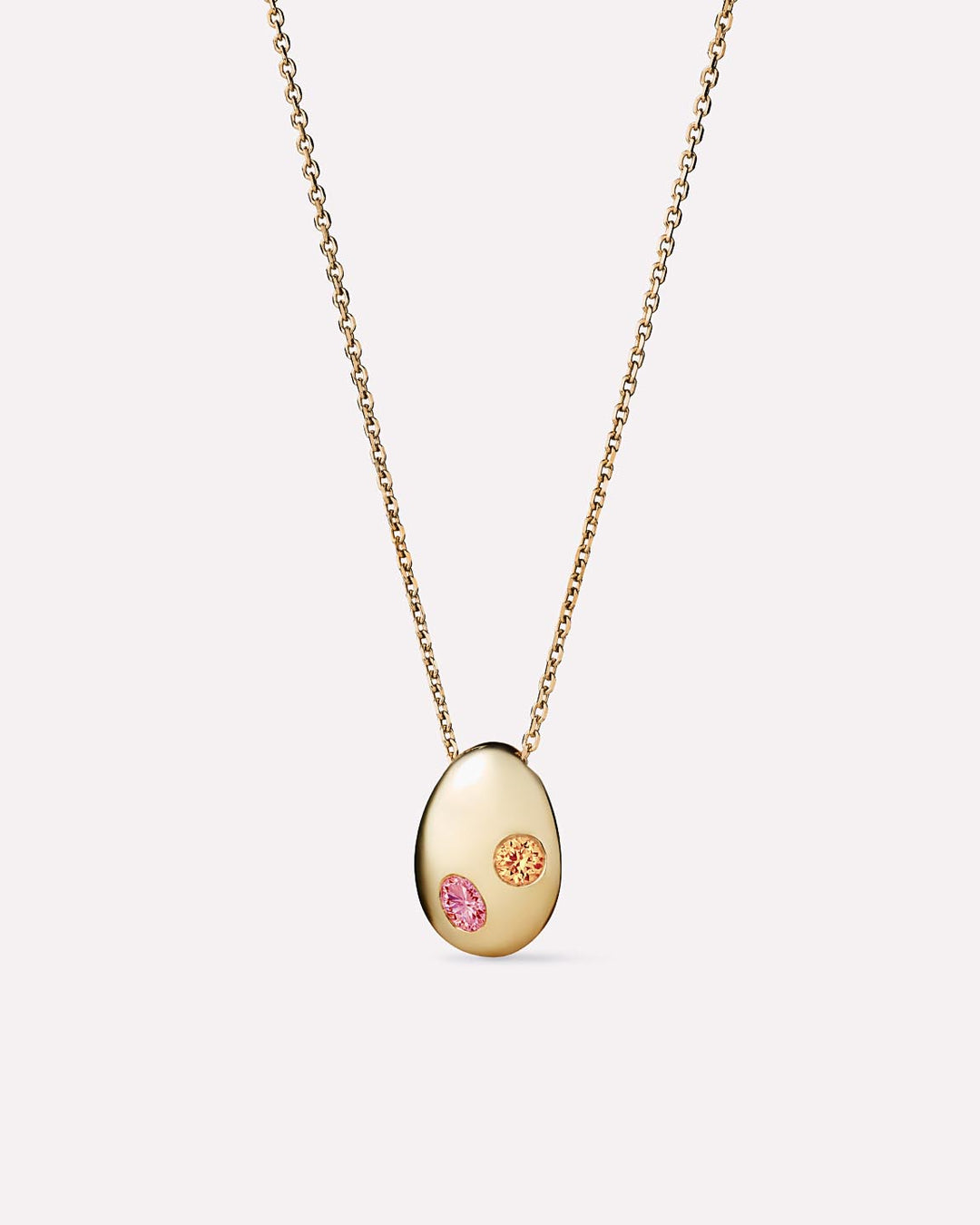Birthstone Necklace - 2 Stone Memento Necklace