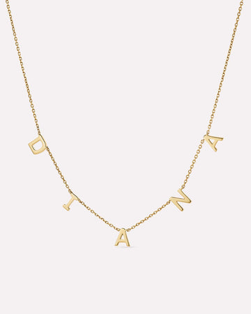 Initial Necklace - Custom Initial Station Necklace