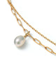 Layered Necklace BL - Gold Pearl Layers Set