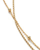Layered Necklace BL - Gold Bead Chain Set