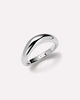 Rhodium Plated Band Rings For Women Ana Luisa Stevie Silver