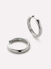 Hoop Earrings - Giulia Large Silver