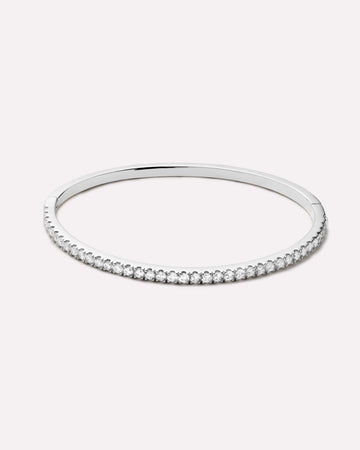 Bangle Bracelet - Juliette Silver