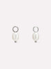 Earring Charms - Pearl Charms Silver