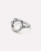 Rhodium Plated Statement Rings For Women Ana Luisa Remi Silver