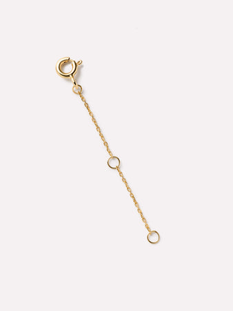 Solid Yellow Gold - Solid Gold Necklace Extender