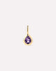 Solid Yellow Gold Birthstone - Teardrop Charm