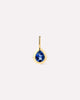 Solid Gold Amethyst Blue Sapphire Blue Topaz Yellow Citrine Semi Precious Stones Birthstones Pendants Necklace Charms For Women Ana Luisa Teardrop Charm Blue Sapphire