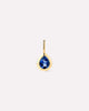 Solid Yellow Gold Birthstone - Teardrop Charm