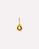 Solid Yellow Gold Birthstone - Teardrop Charm