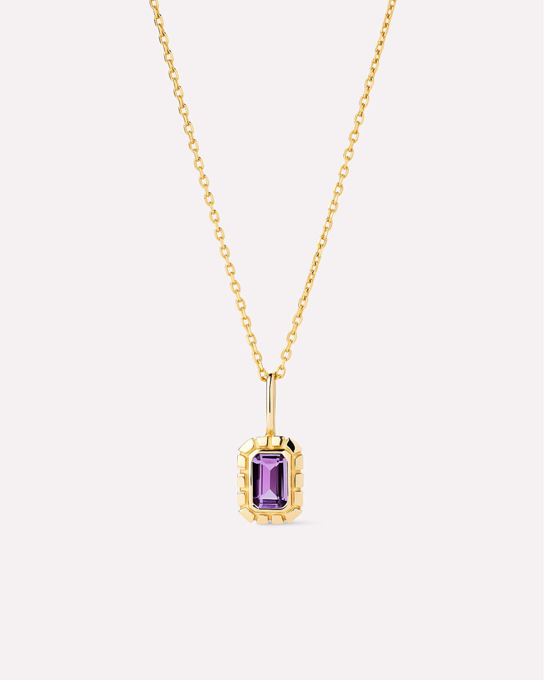 Solid Gold Amethyst Green Sapphire Blue Topaz White Sapphire Semi Precious Stones Pendant Necklaces For Women Ana Luisa Heirloom Necklace Amethyst