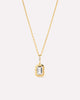 Solid Gold Amethyst Green Sapphire Blue Topaz White Sapphire Semi Precious Stones Pendant Necklaces For Women Ana Luisa Heirloom Necklace White Sapphire
