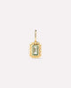 Solid Gold Amethyst Green Sapphire Blue Topaz White Sapphire Semi Precious Stones Pendants Necklace Charms For Women Ana Luisa Heirloom Charm Green Sapphire