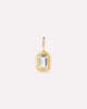Solid Gold Amethyst Green Sapphire Blue Topaz White Sapphire Semi Precious Stones Pendants Necklace Charms For Women Ana Luisa Heirloom Charm White Sapphire