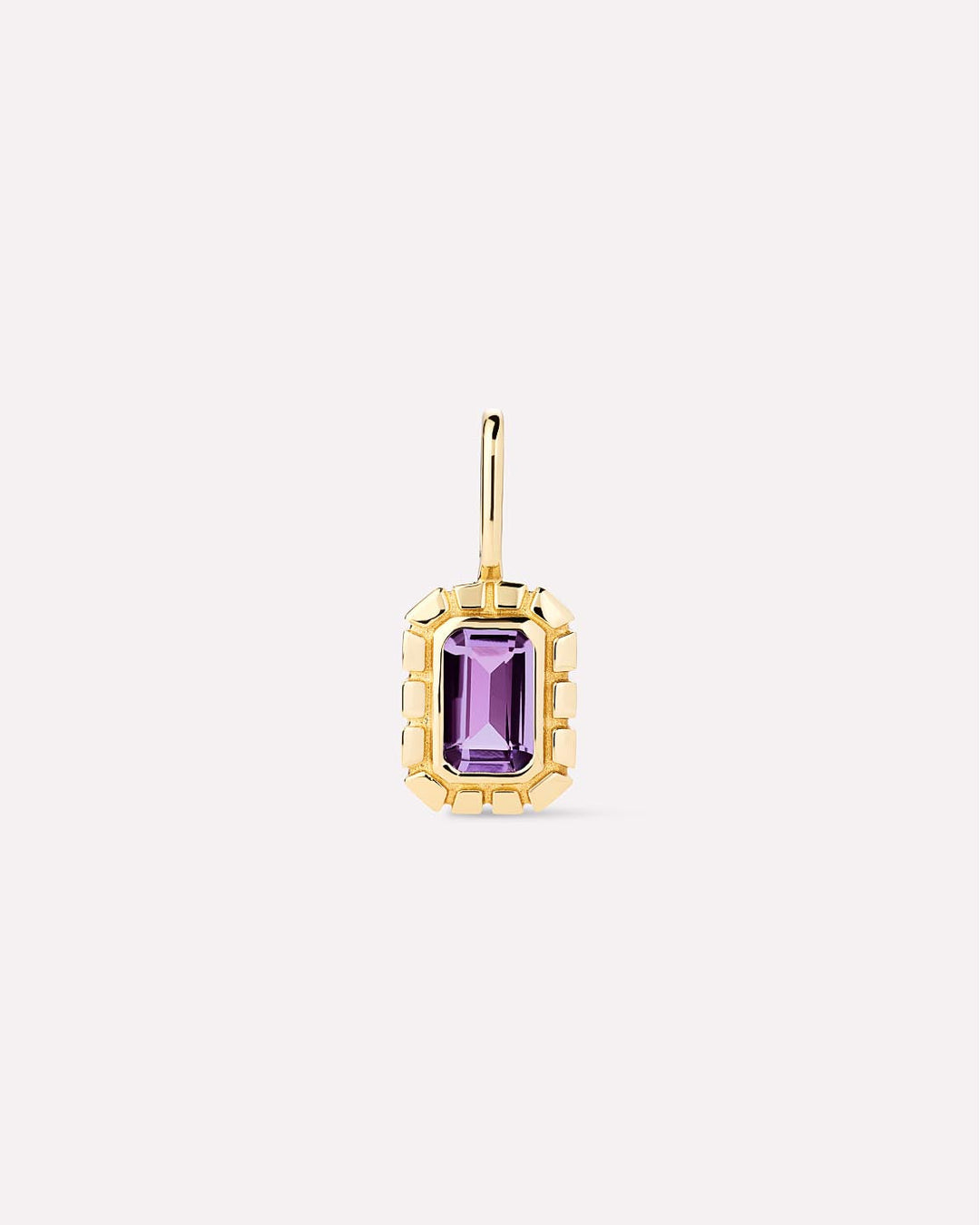 Solid Gold Amethyst Green Sapphire Blue Topaz White Sapphire Semi Precious Stones Pendants Necklace Charms For Women Ana Luisa Heirloom Charm Amethyst