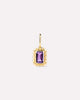 Solid Gold Amethyst Green Sapphire Blue Topaz White Sapphire Semi Precious Stones Pendants Necklace Charms For Women Ana Luisa Heirloom Charm Amethyst
