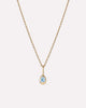 Solid Yellow Gold - Solo Memento Necklace