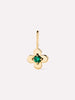 Solid Gold Birthstone Emerald Necklace Charms For Women Ana Luisa Gold Mini Flower Charm