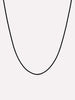 Solid Gold Black Cord Spring Ring Clasp Chain Necklaces For Women Ana Luisa Cord Charm Necklace