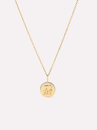 Solid Gold City Travel Pendant Necklaces For Women Nyc Charm Necklace