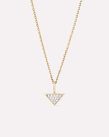Solid Gold Diamond Fine Chain Necklaces For Women Ana Luisa Trillion Diamond Charm Necklace