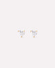 Solid Gold Diamond Fine Delicate Love Stud Earrings For Women Ana Luisa Gold Diamond Heart Studs