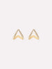 Solid Yellow Gold - Diamond Velora Huggie Studs