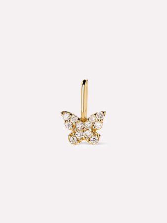 Gold Pendant - Gold Mini Butterfly Charm