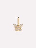 Solid Gold Diamond Lucky Necklace Charms For Women Ana Luisa Gold Mini Butterfly Charm