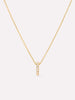 Solid Yellow Gold - Diamond Aurora Necklace