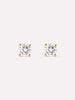 Lab Grown Diamond Earrings - Gold Medium Diamond Studs