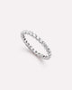Solid White Gold - Eternity Diamond Ring (1 ctw)