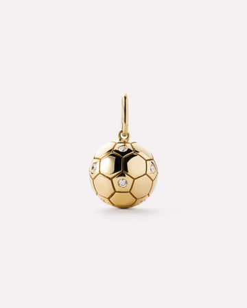 Solid Yellow Gold - Ballon d'Or Charm