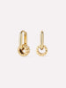 Solid Gold Drop Earrings For Women Ana Luisa Galaxy Hoop Set