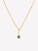 Solid Gold Emerald Spring Ring Clasp Birthstone Pendant Necklaces For Women Ana Gold Birthstone Necklace_4B58E8A4 4834 43E6 Bda1 0443Bf7Cba9C