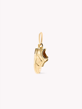 Solid Gold Fashion Shoes Sport Necklace Charms For Women Sneaker Charm