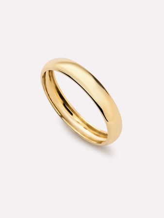 Gold Band Ring - Medium Band Ring