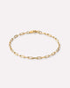 Solid Gold Fine Chain Bracelets For Women Ana Luisa Medium Paperclip Bracelet