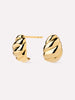 Solid Gold Fine Twist Stud Earrings For Women Ana Luisa Rope Huggie Studs